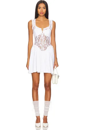 For Love & Lemons Camdyn Mini Dress in . Size S, XS.