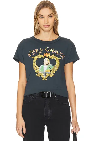 DAYDREAMER Kurt Cobain Heart Frame Reverse Gf Tee Shirt in . Size M, S, XS.
