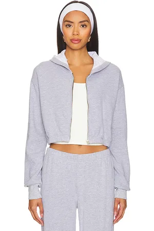 LA Made Zip Up Crop Hoodie in . Size S, XS.