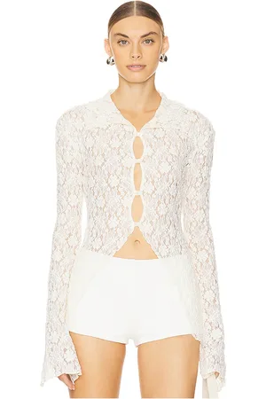 yuhan wang Lace Buttoned Blouse in . Size S.