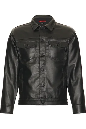 Pleasures Latex Trucker Jacket in . Size M, XL/1X.