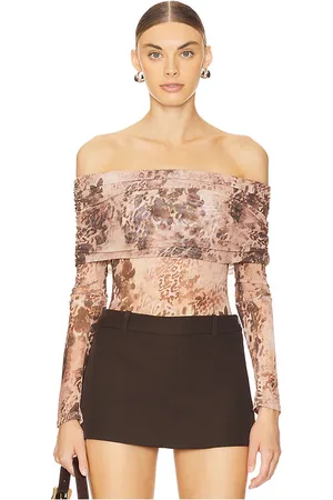 MORE TO COME Isela Off Shoulder Bodysuit in . Size XS, XXS.