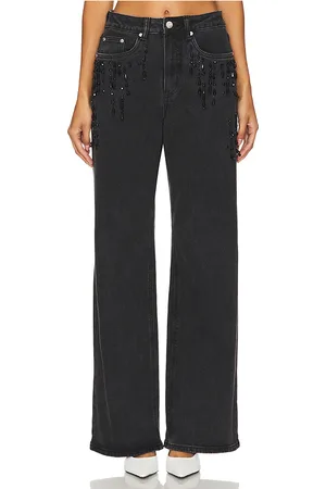 Gestuz Similina High Waisted Wide Jeans in . Size 26, 29.