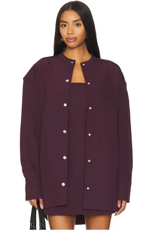 SER.O.YA Ali Heavy Crepe Shacket in . Size M, S, XS.