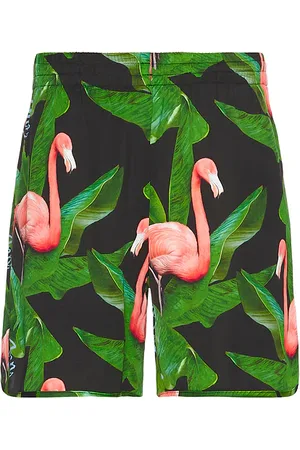 BLUE SKY INN Flamingo Swim Shorts in . Size S, XL/1X.