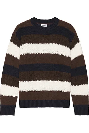 Obey Charles Crewneck Sweater in . Size M, S.