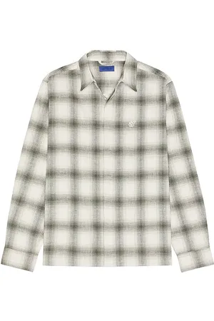 Saturdays NYC Mickey Cotton Linen Long Sleeve Shirt in . Size M, S, XL/1X.