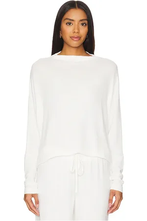Eberjey Cozy Time Mockneck Pullover in . Size M, S.