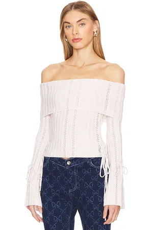 LOBA Paulet Off The Shoulder Sweater in . Size M, S.