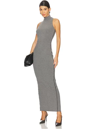 FLEUR DU MAL Rib Racer Maxi Dress in . Size S, XS.