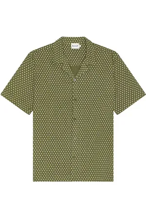 Bound Paisley Cuban Shirt in . Size XL/1X.