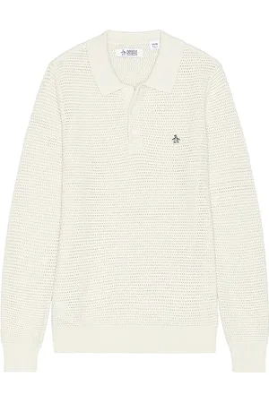 Original Penguin Mesh Long Sleeve Polo in . Size M, S, XL/1X.