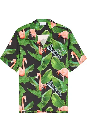 BLUE SKY INN Flamingo Shirt in . Size S.