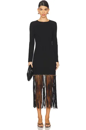Simkhai Sharron Maxi Fringe Dress in . Size XS.