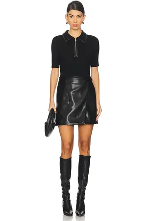 Simkhai Ettalyn Faux Leather Mini Dress in . Size M.