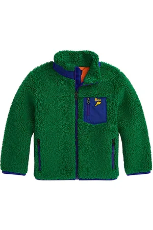 Ralph Lauren Kids Full-zip Fleece Sweatshirt in . Size 5.