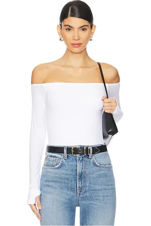 Michael Lauren Lanny Off Shoulder Long Sleeve Top in . Size M, S, XL.