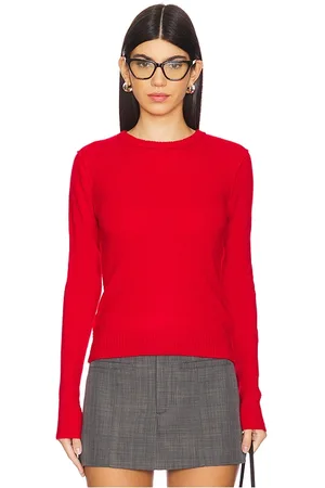 AUTUMN CASHMERE Unfinished Edge Crew in . Size S, XL, XS.