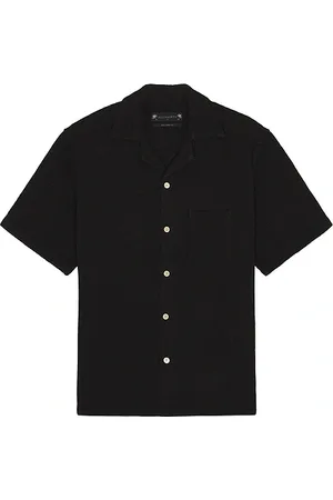 AllSaints Helston Short Sleeve Shirt in . Size M, S, XL/1X.