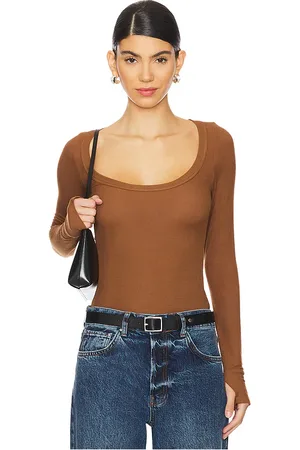 Michael Lauren Leonard Long Sleeve Scoop Neck W/ Thumbhole Top in . Size XS.
