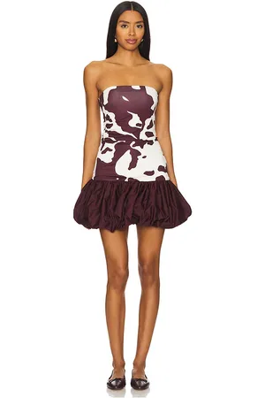 SIEDRES Roben Strapless Mini Dress in . Size M, XS.