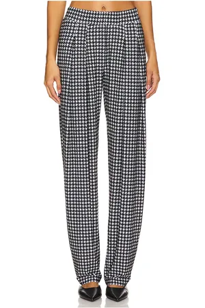 Norma Kamali Low Rise Pleated Trouser in . Size XL, XS, XXS.