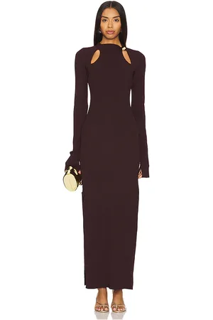 Nicholas Ellie Midi Gold Bead Dress in . Size S, XS.