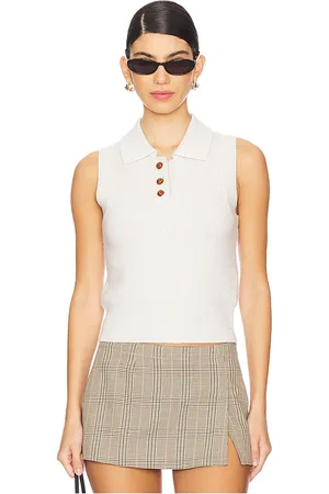 REMAIN Knitted Polo Top in . Size 34, 36, 38, 40.