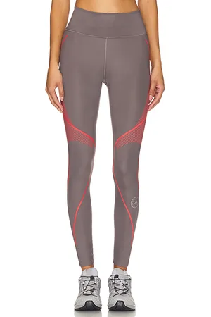 adidas Tpa Legging in Charcoal,Coral. Size S.