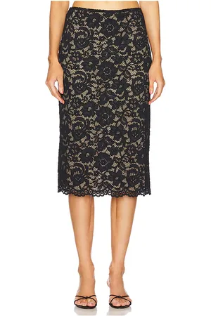 LPA Ebony Midi Skirt in . Size S, XS, XXS.