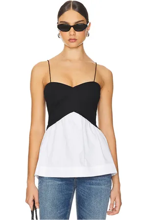 SWF X REVOLVE Top in Black,White. Size S.