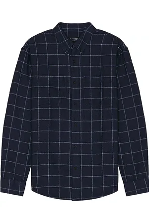 CLUB MONACO Plaid Utility Shirt in . Size S.