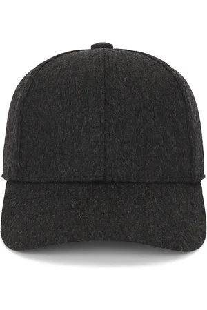 Vince Cashmere Baseball Cap With Leather Trim in . Size S/M.