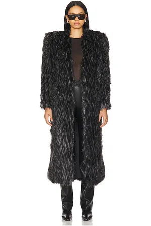 Zhivago Mechanical Dolls Faux Fur Coat in . Size 8.