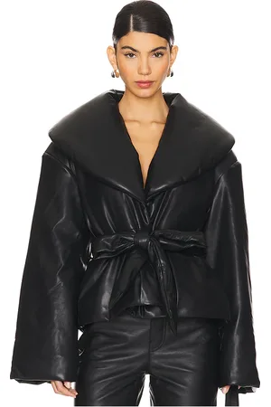 ROTATE Belted Puffer Jacket in . Size 38, 40.