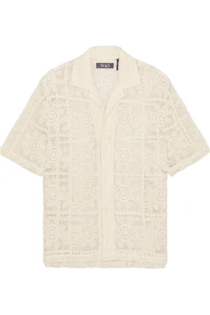 WAO Floral Crochet Camp Shirt in . Size XS.