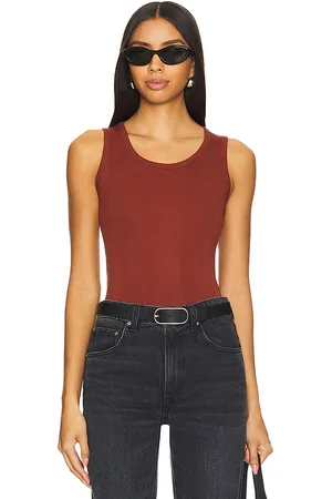 Goldie Estelle Cotton Rib Tank Top in . Size M, S.
