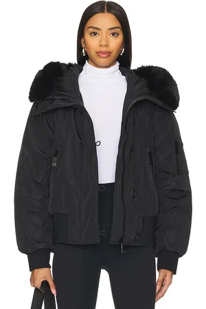 Goldbergh Jeanne Bomber Jacket With Faux Fur in . Size 36, 40, 42.