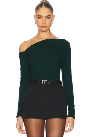 Michael Lauren Maples Asymmetrical Off Shoulder Long Sleeve Top in . Size M, S, XL, XS.