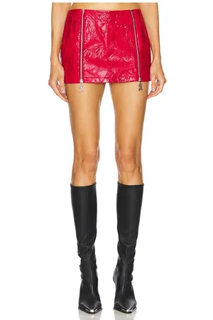 KIM SHUI Mini Skirt With K Zipper in . Size S, XS.