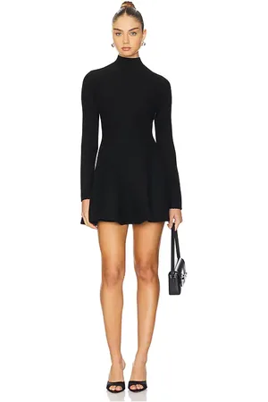 FLEUR DU MAL Knit Long Sleeve Corset Dress in . Size M, S.