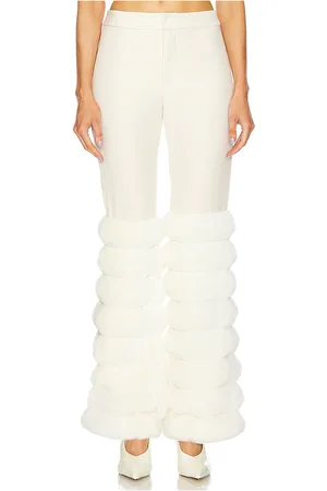 KIM SHUI Faux Fur Pants in . Size M, S.
