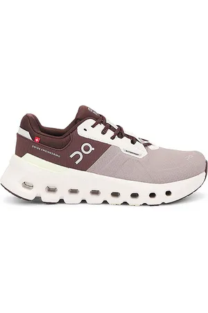 On Running Cloudrunner 2 Waterproof Sneaker in Taupe,Cognac. Size 5, 6.5.