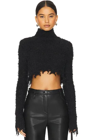 h:ours Delphine Cropped Sweater in . Size XS.