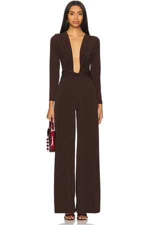 Leslie Amon Amanda Maxi Jumpsuit in . Size M, S.