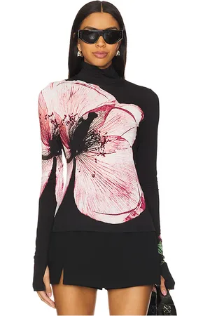 ALICE+OLIVIA Delaina Turtleneck Top in . Size XS.