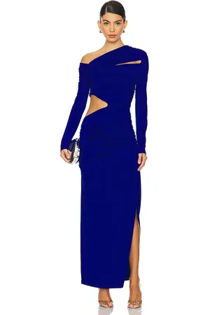 Misha Jaylene Matte Slinky Maxi Dress in . Size XL.
