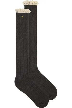 Lele Sadoughi Victoria Knee High Sock in .