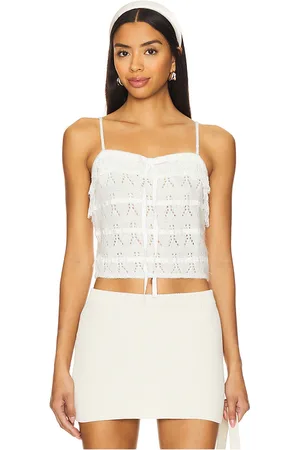 For Love & Lemons Jayla Knit Cami Top in . Size M, S, XS.