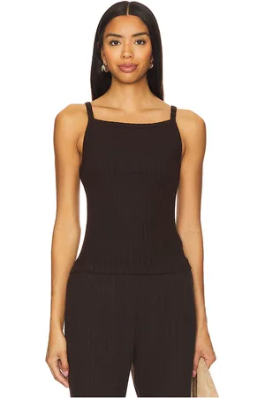 Donni. The Sweater Rib Spaghetti Tank in . Size XL.